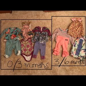 Matilda Jane 0/3 month and 3/6 month lot
